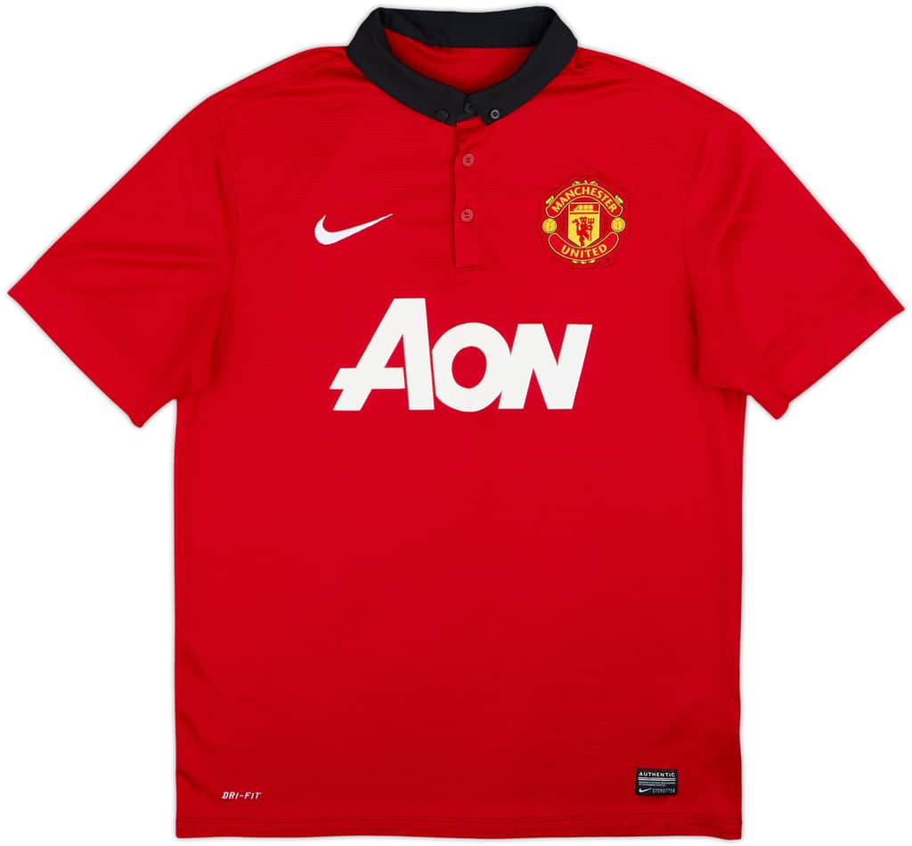 2013-14 Manchester United Home Shirt - 5/10 - (L)