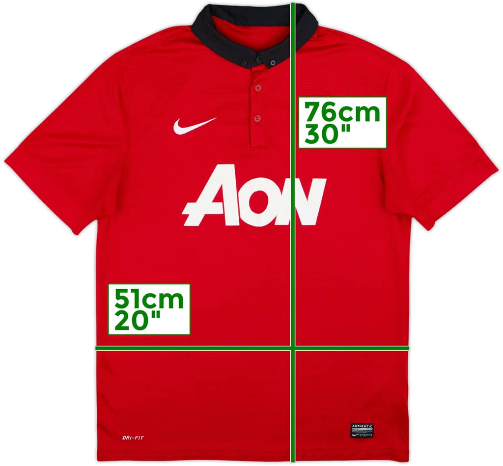 2013-14 Manchester United Home Shirt - 5/10 - (L)