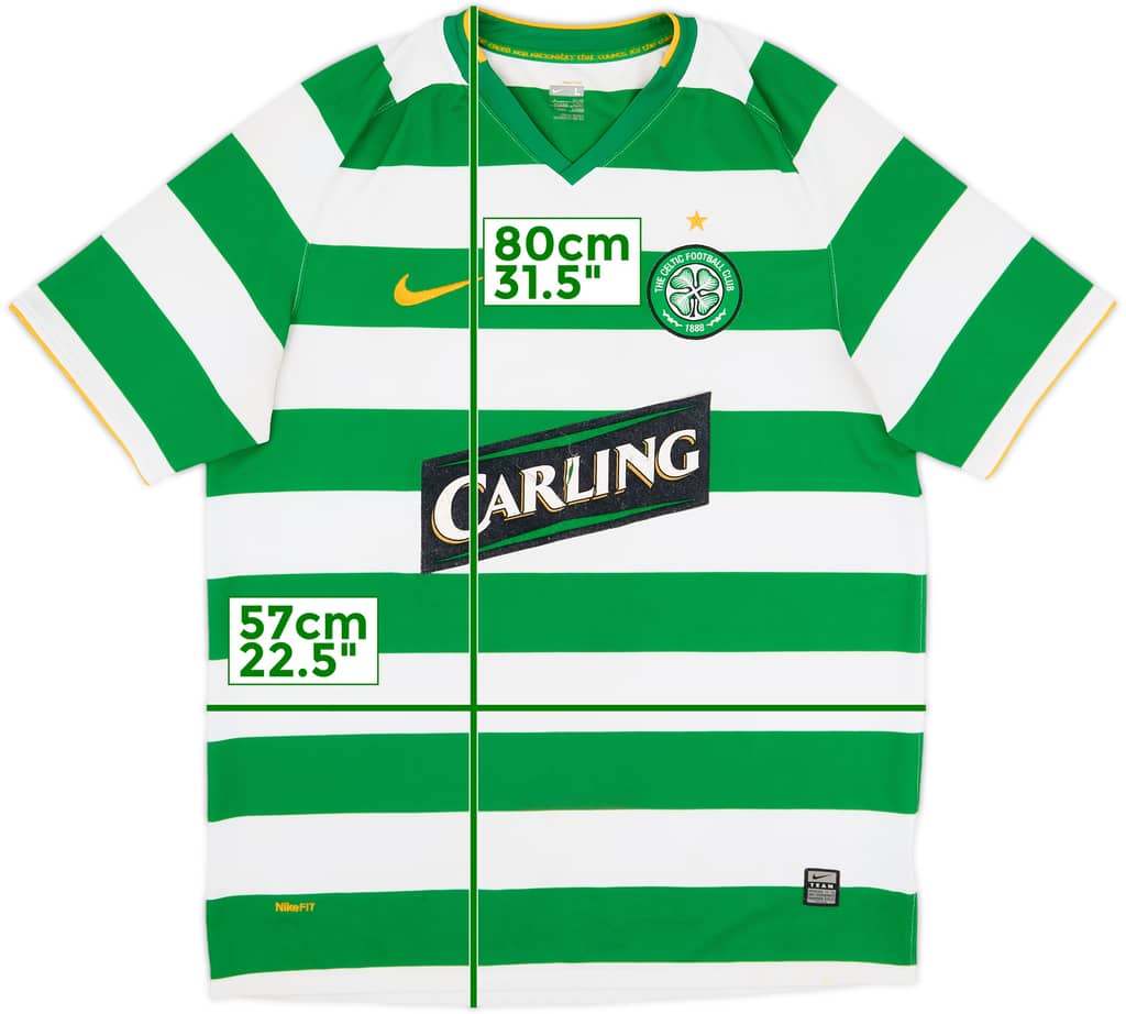 2008-10 Celtic Home Shirt - 5/10 - (L)