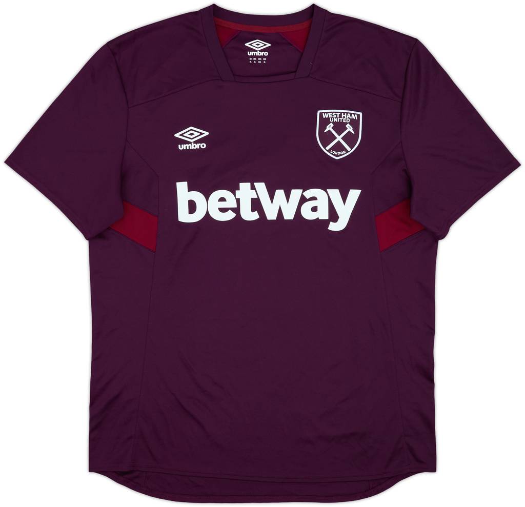2017-18 West Ham Umbro Training Shirt - 8/10 - (XL)
