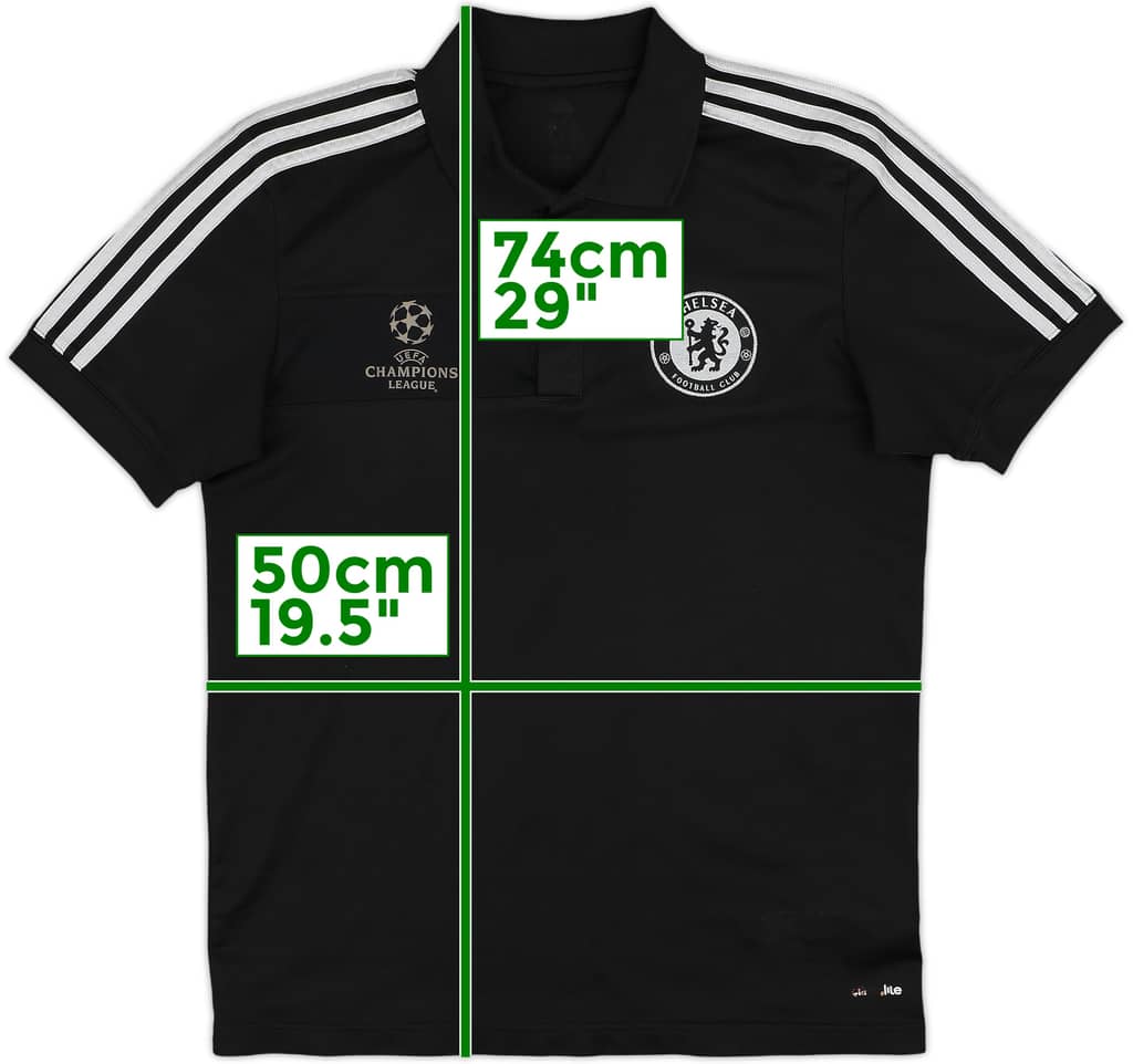2013-14 Chelsea Champions League adidas Polo Shirt - 8/10 - (M)