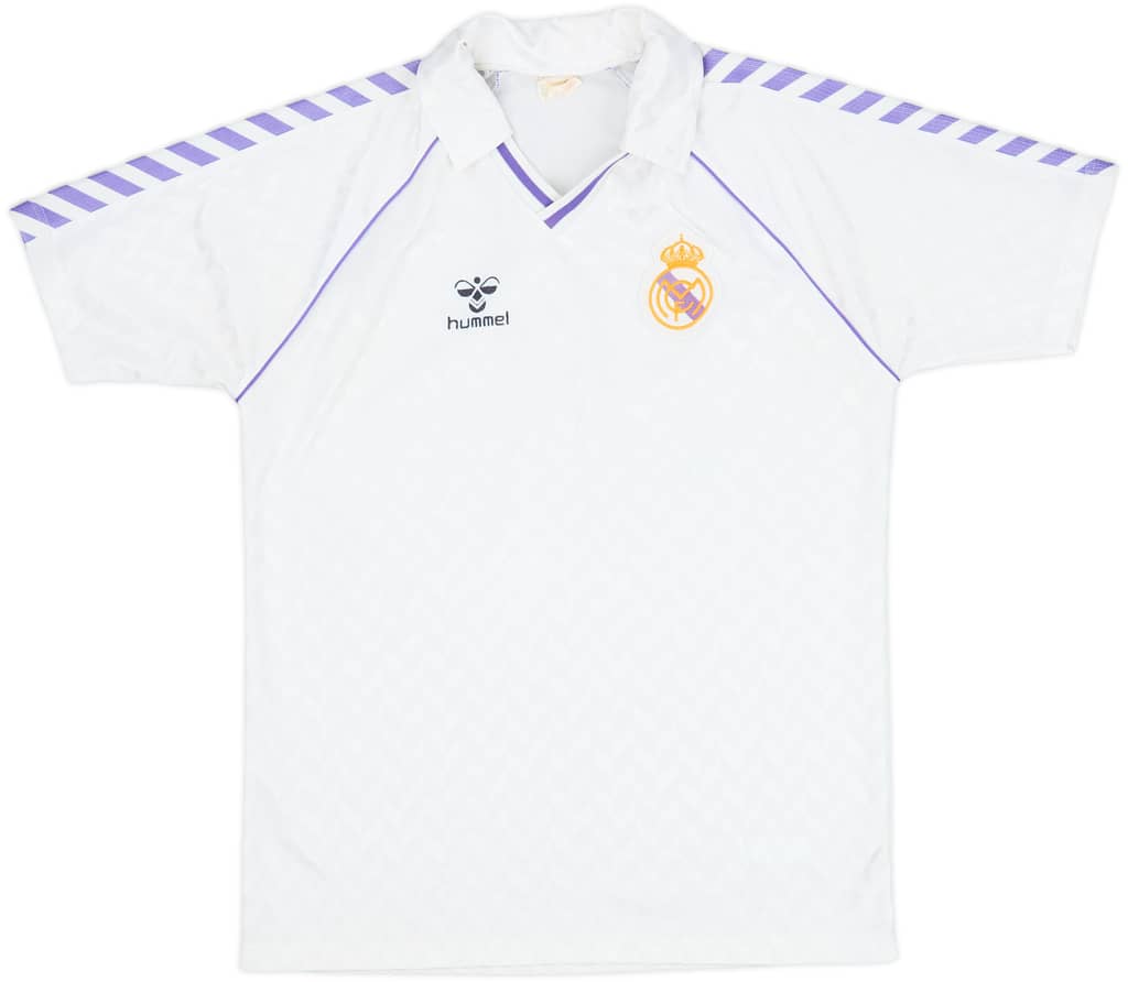 1986-88 Real Madrid Home Shirt - 8/10 - (M)