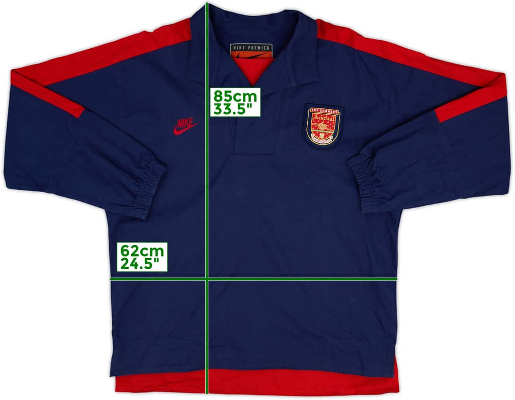 1994-96 Arsenal Nike Drill Top - 8/10 - (L)