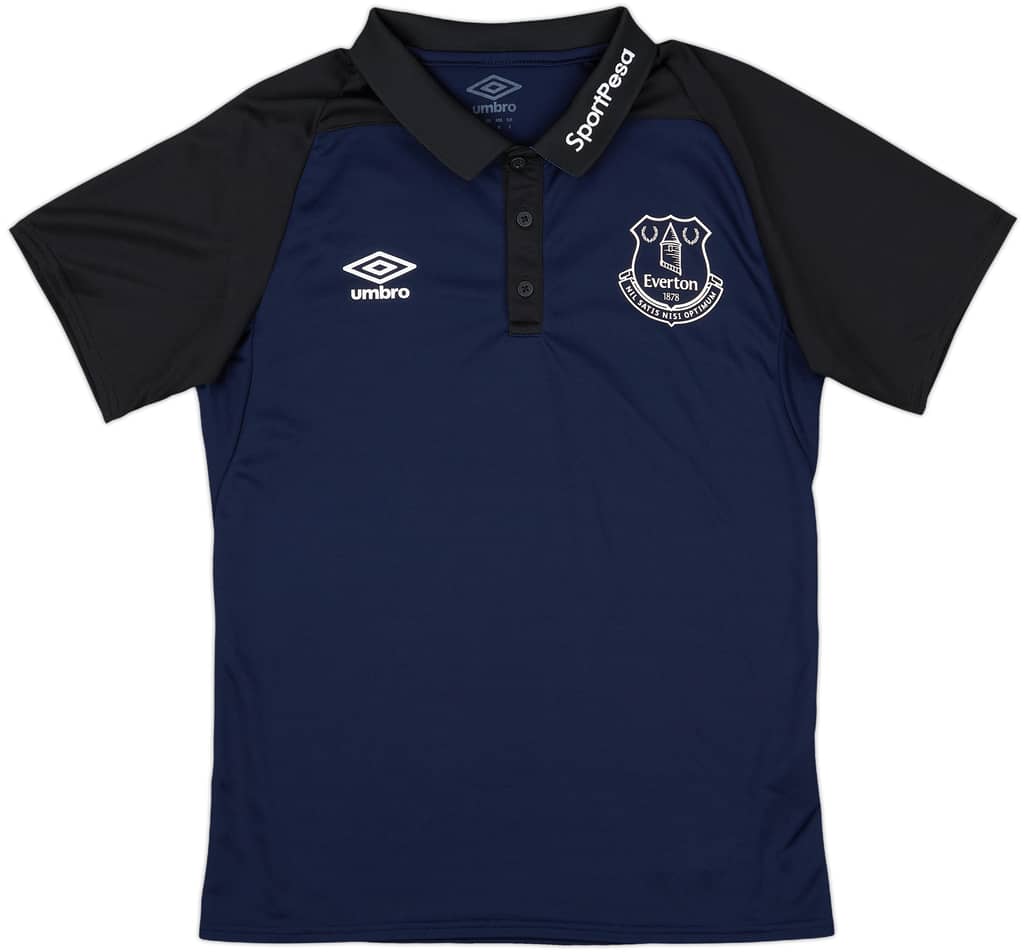 2017-18 Everton Umbro Polo Shirt - 9/10 - (S)