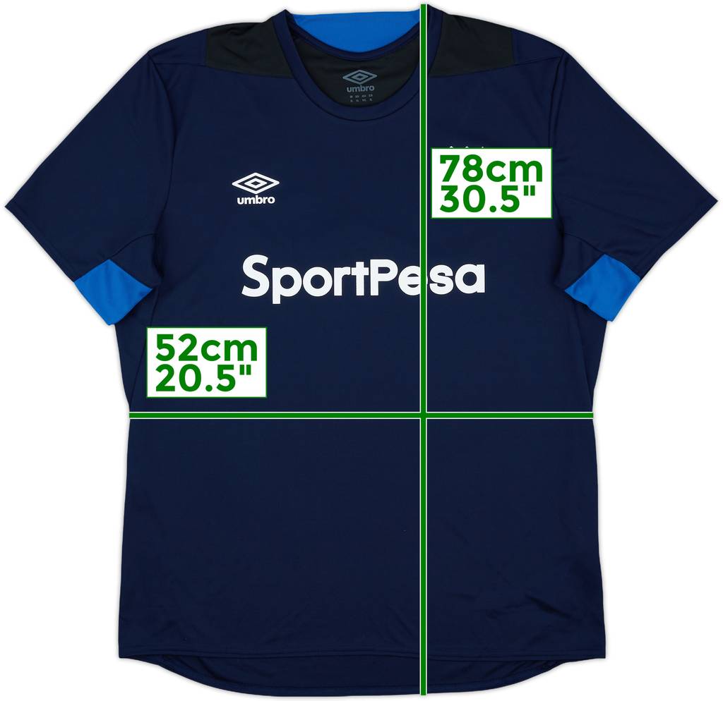 2017-18 Everton Umbro Training Shirt - 9/10 - (XL)