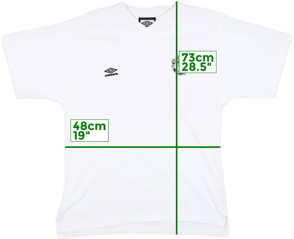 2000-01 Manchester United Umbro Cotton Tee - 8/10 - (S)