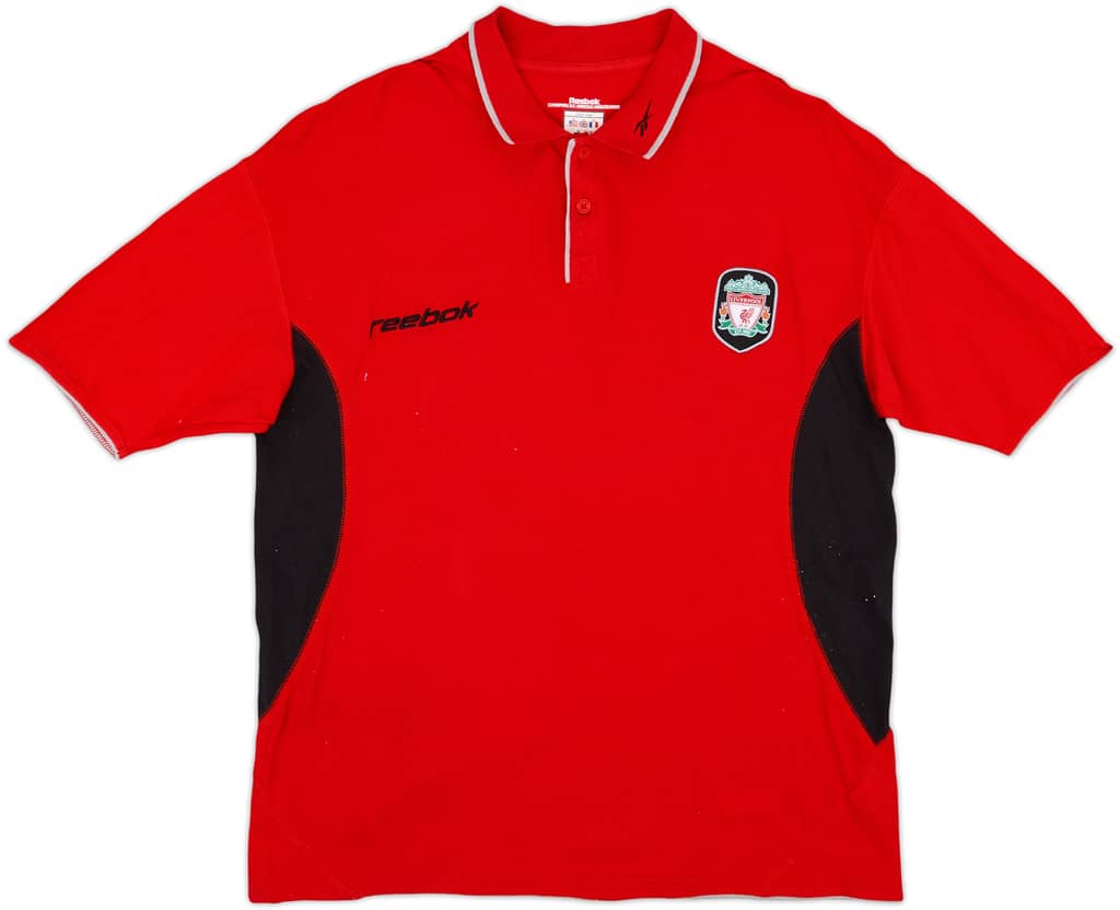 2002-03 Liverpool Reebok Polo Shirt - 7/10 - (XL)