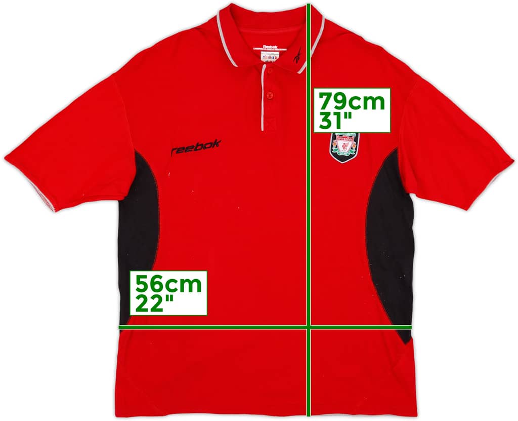 2002-03 Liverpool Reebok Polo Shirt - 7/10 - (XL)