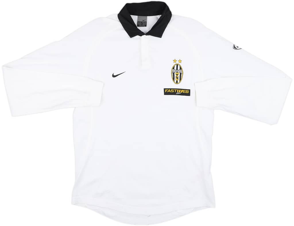2003-04 Juventus Nike Polo L/S Shirt - 9/10 - (M)