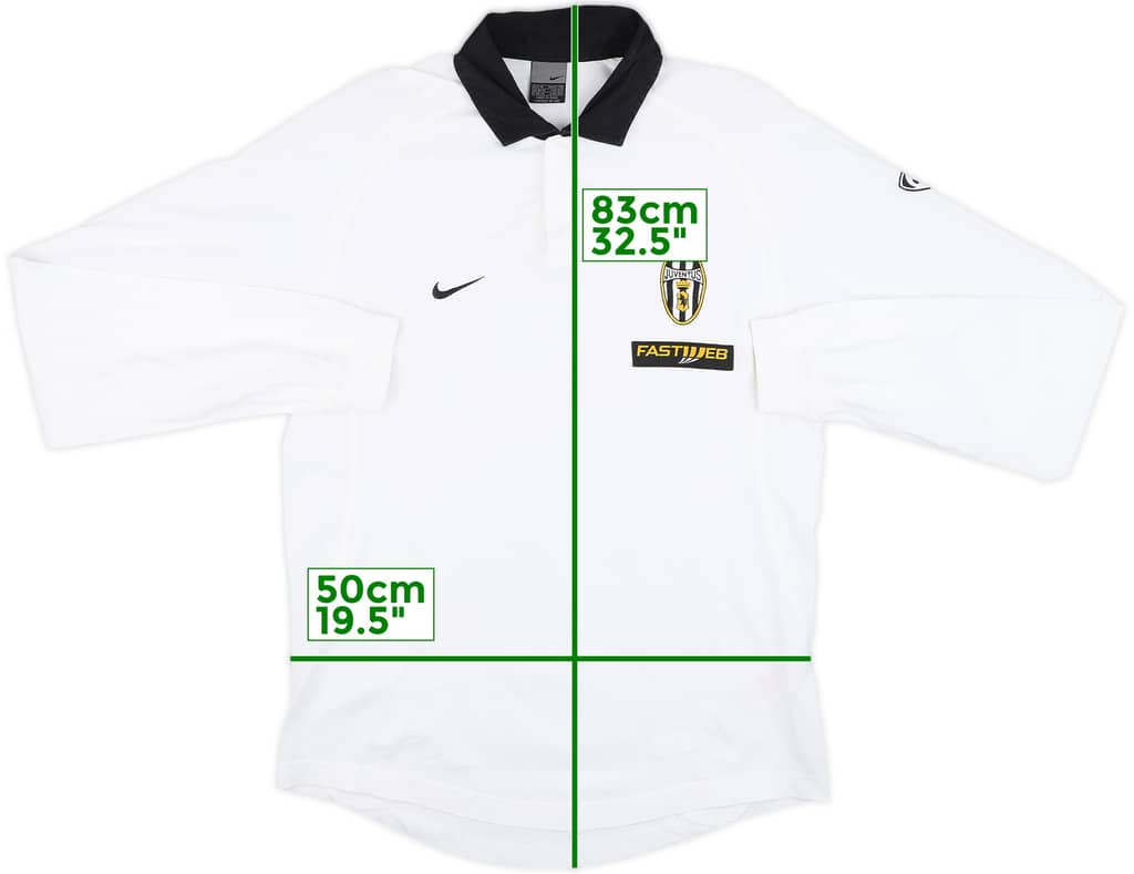 2003-04 Juventus Nike Polo L/S Shirt - 9/10 - (M)