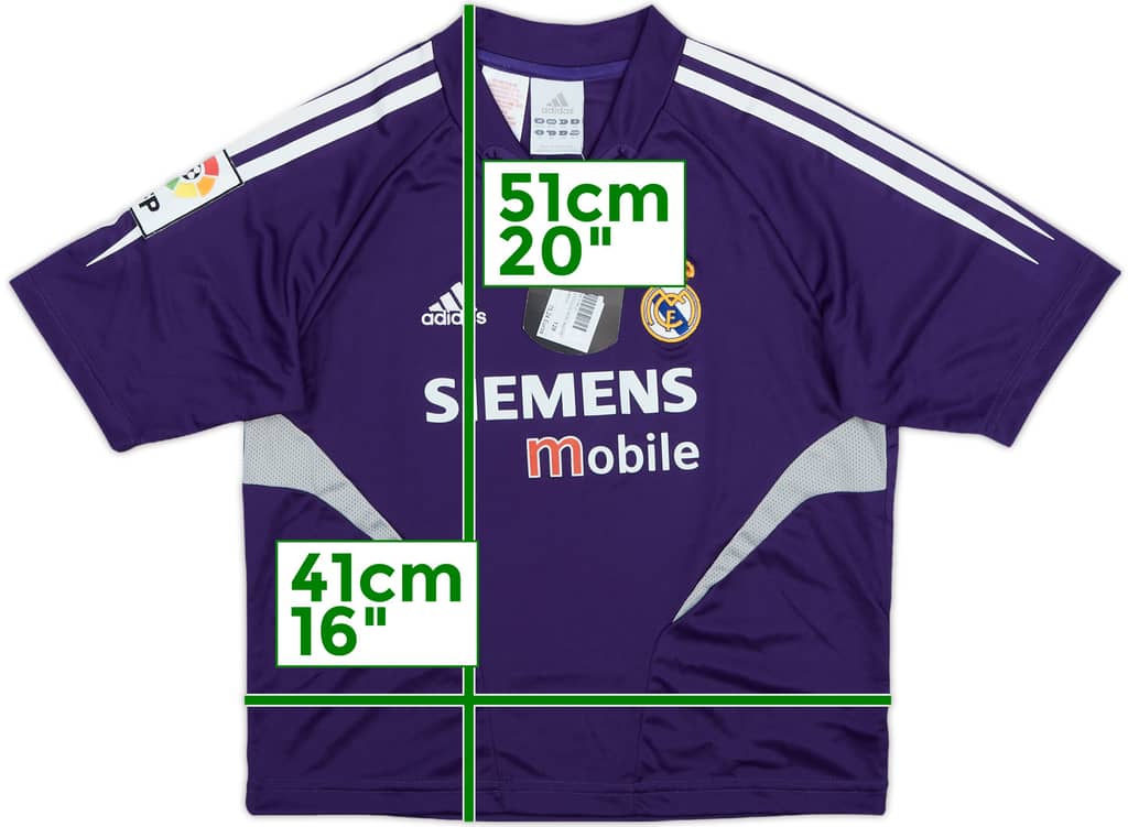 2004-05 Real Madrid GK S/S Shirt (6-7 Years)