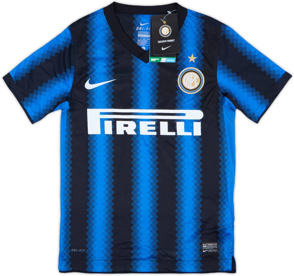 2010-11 Inter Milan Home Shirt (S.Boys)
