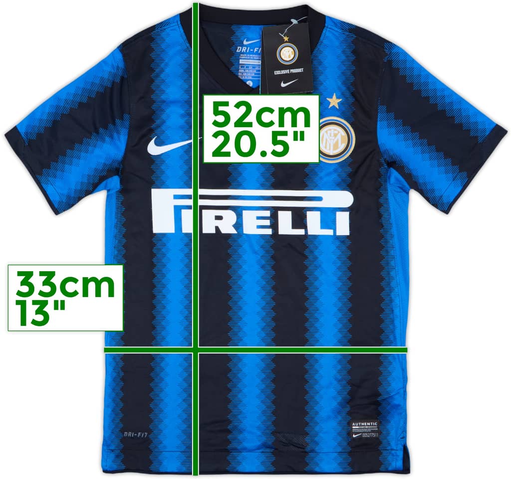 2010-11 Inter Milan Home Shirt (S.Boys)