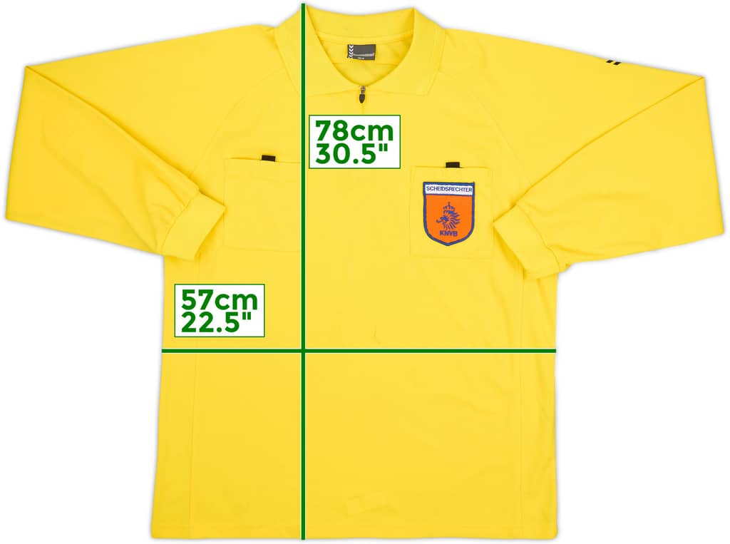 1990s Netherlands Hummel Referee L/S Shirt - 7/10 - (M)