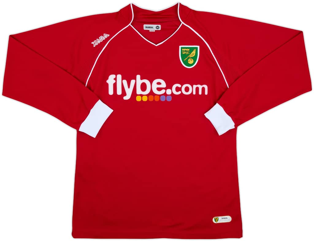 2007-08 Norwich Away L/S Shirt - 8/10 - (M)