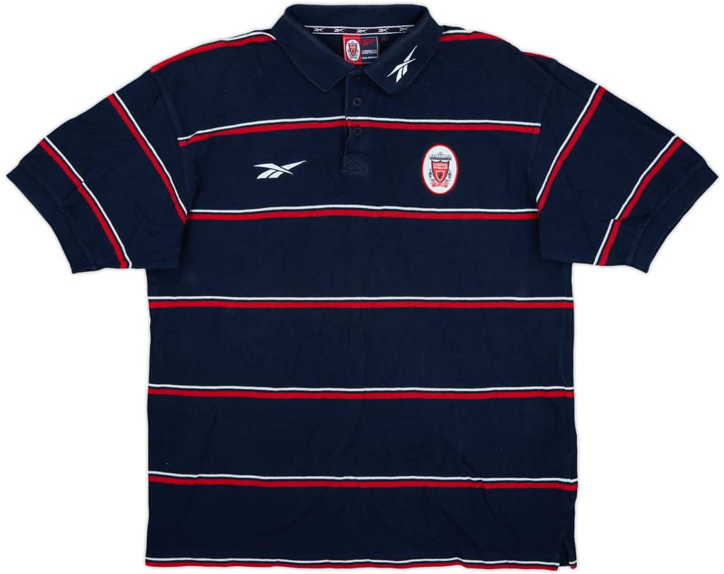 1998-99 Liverpool Reebok Polo Shirt  - 8/10 - (XL)