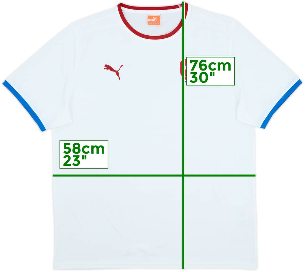 2012 Czech Republic Away Shirt - 8/10 - (XL)