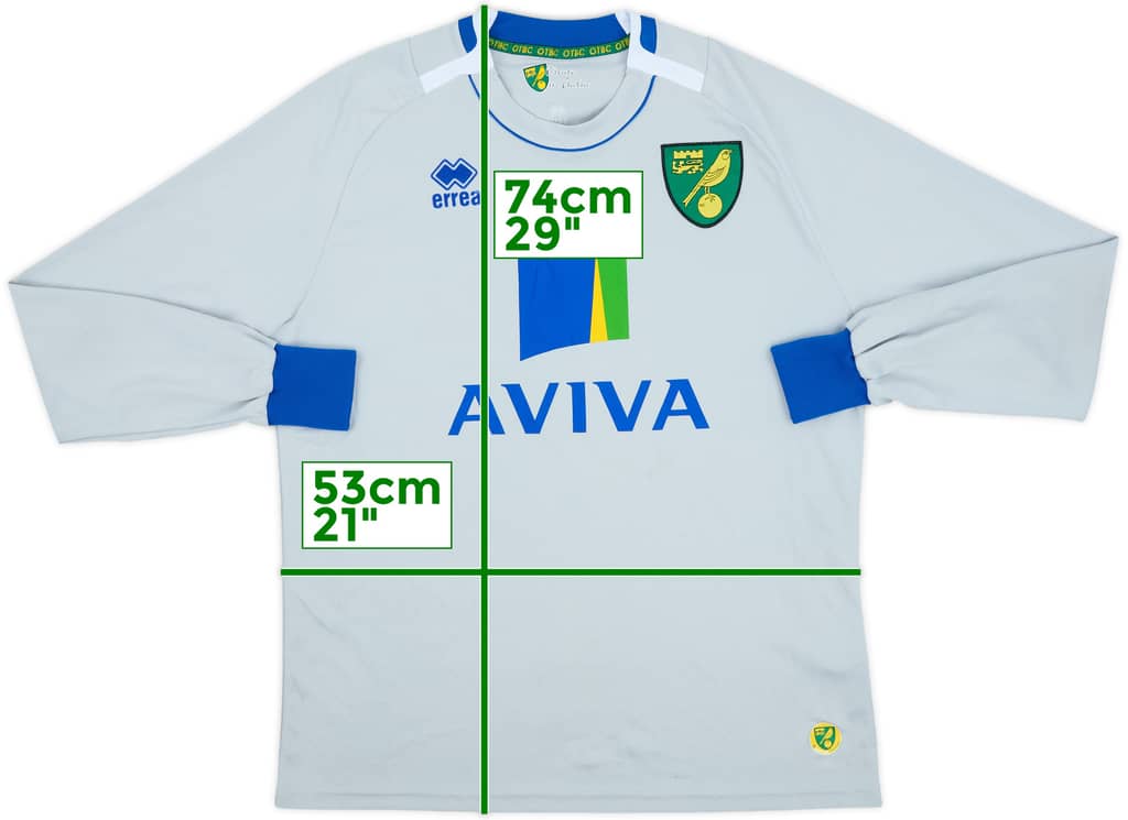 2014-15 Norwich GK Shirt #1 - 8/10 - (XXL)