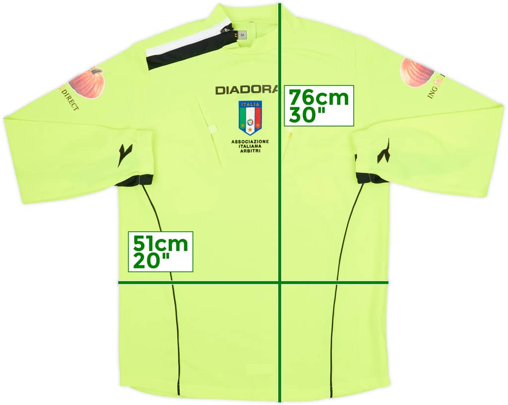 2000s Italy Diadora Referee L/S Shirt - 9/10 - (M)