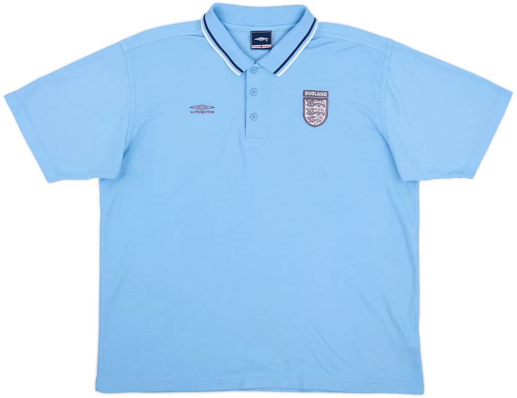 2000-01 England Umbro Polo Shirt - 7/10 - (L)