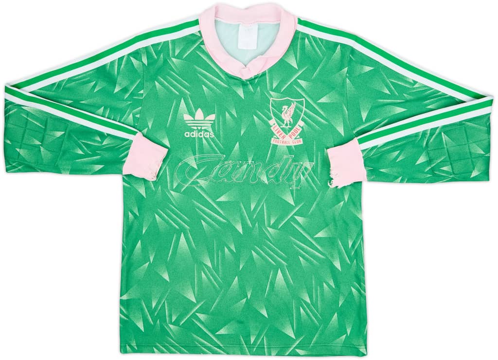 1989-91 Liverpool GK Shirt - 3/10 - (M.Boys)