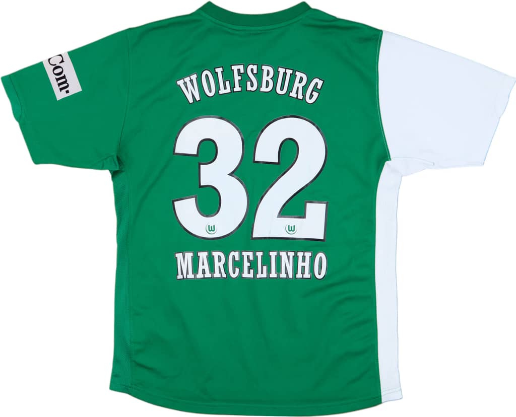 2006-07 Wolfsburg Home Shirt Marcelinho #32 - 5/10 - (XL.Boys)