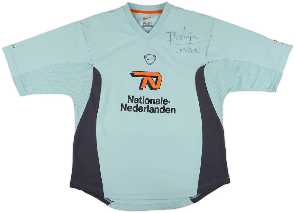 1998-00 Netherlands Nike Signed Training Shirt - 8/10 - (M)