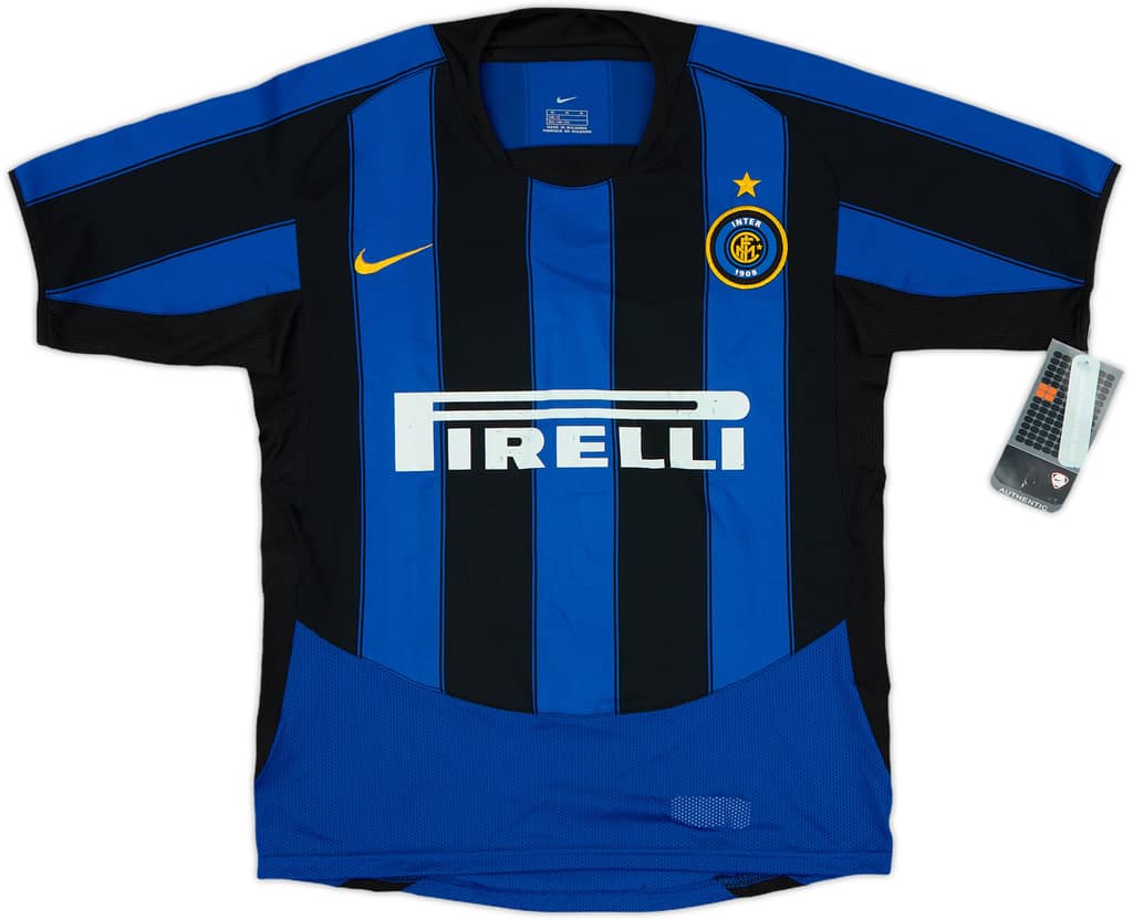 2003-04 Inter Milan Home Shirt (M.Boys)