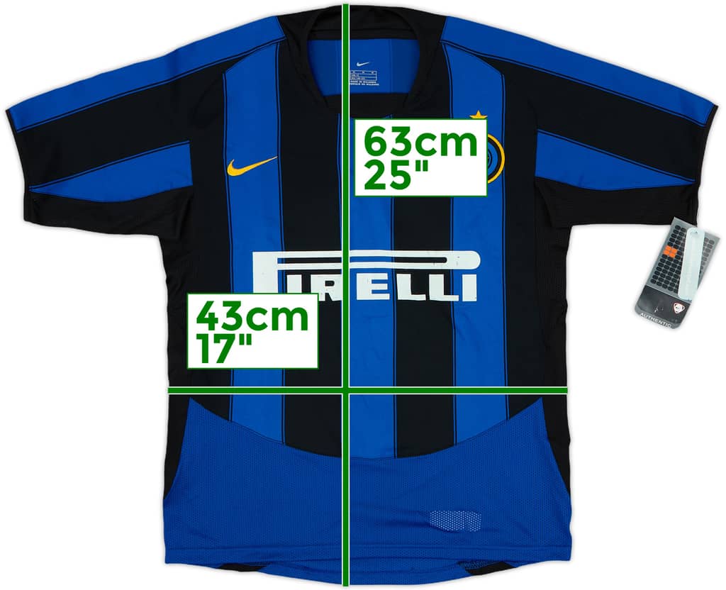 2003-04 Inter Milan Home Shirt (M.Boys)