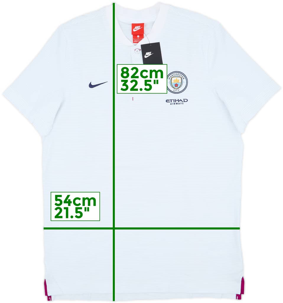 2018-19 Manchester City Nike Polo Shirt (L)