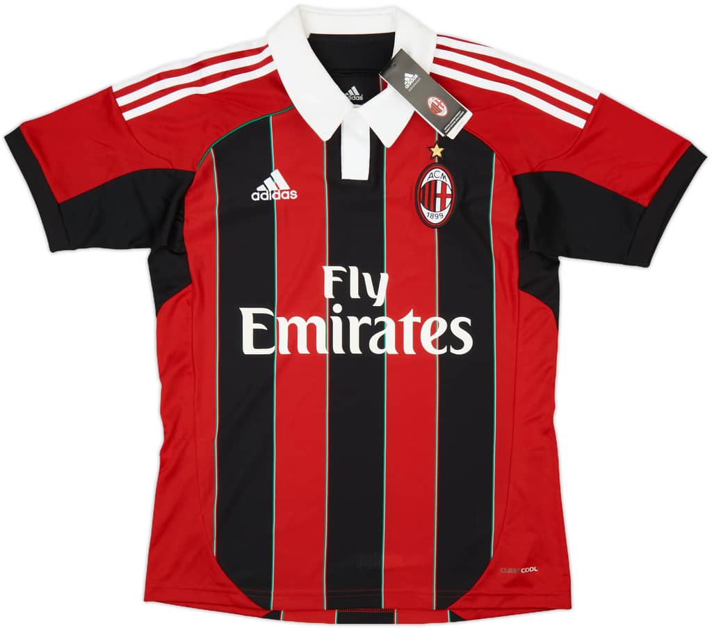 2012-13 AC Milan Home Shirt (XL.Boys)