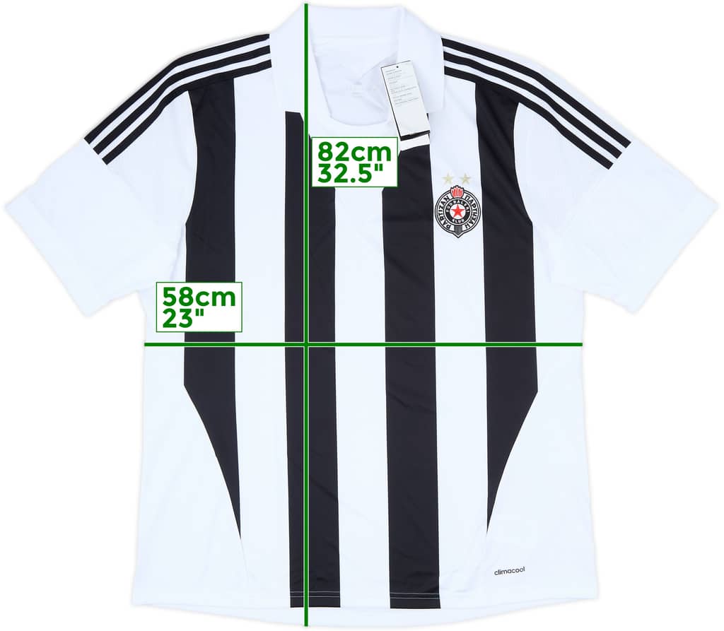 2013-14 Partizan Belgrade Home Shirt (XL)