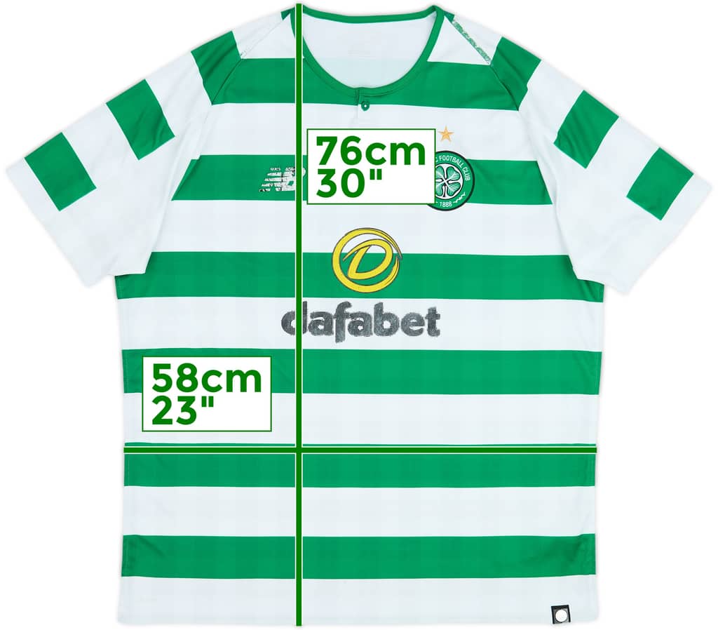 2018-19 Celtic Home Shirt - 4/10 - (XL)