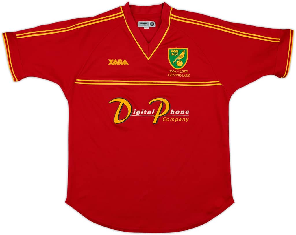 2001-02 Norwich Camiseta Centenaria Visitante - 8/10 - (S)