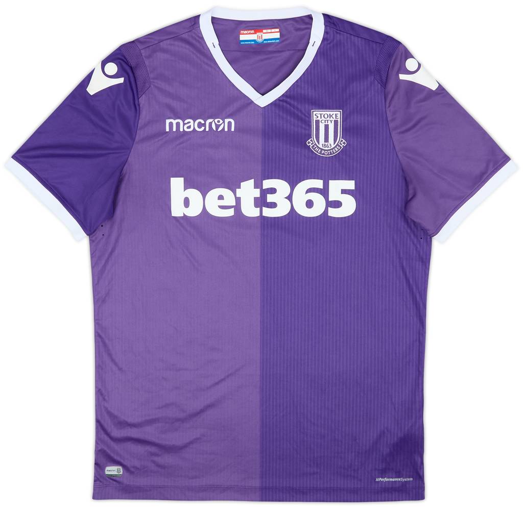 2018-19 Stoke City Away Shirt - 8/10 - (L)