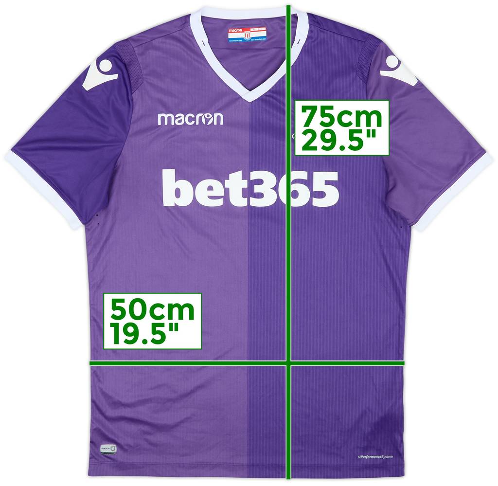 2018-19 Stoke City Away Shirt - 8/10 - (L)