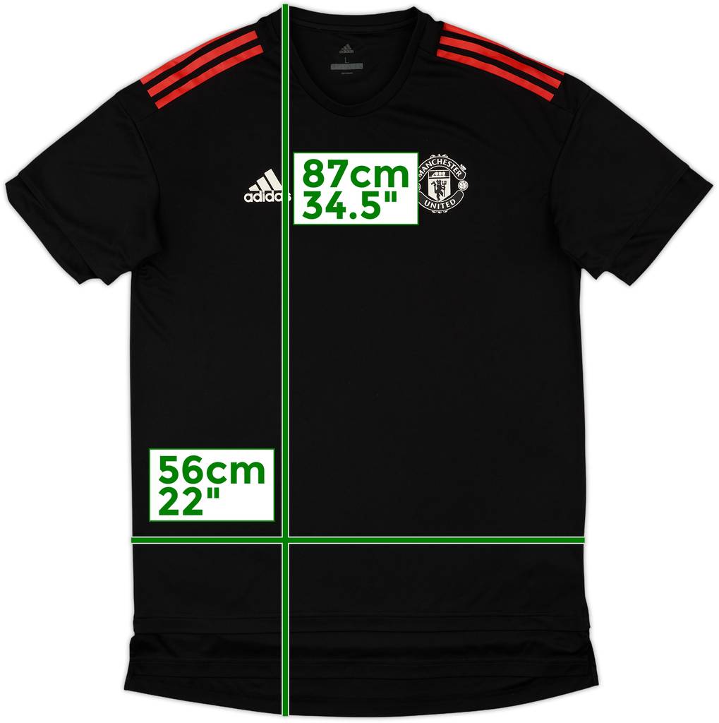 2017-18 Manchester United adidas Training Shirt - 9/10 - (L)