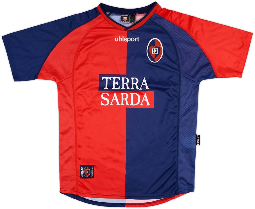 2001-02 Cagliari Home Shirt - 8/10 - (XL)