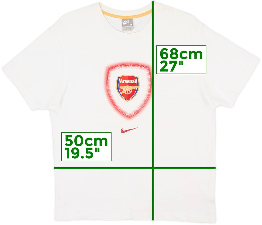 2007-08 Arsenal Nike Cotton Tee - 5/10 - (M)