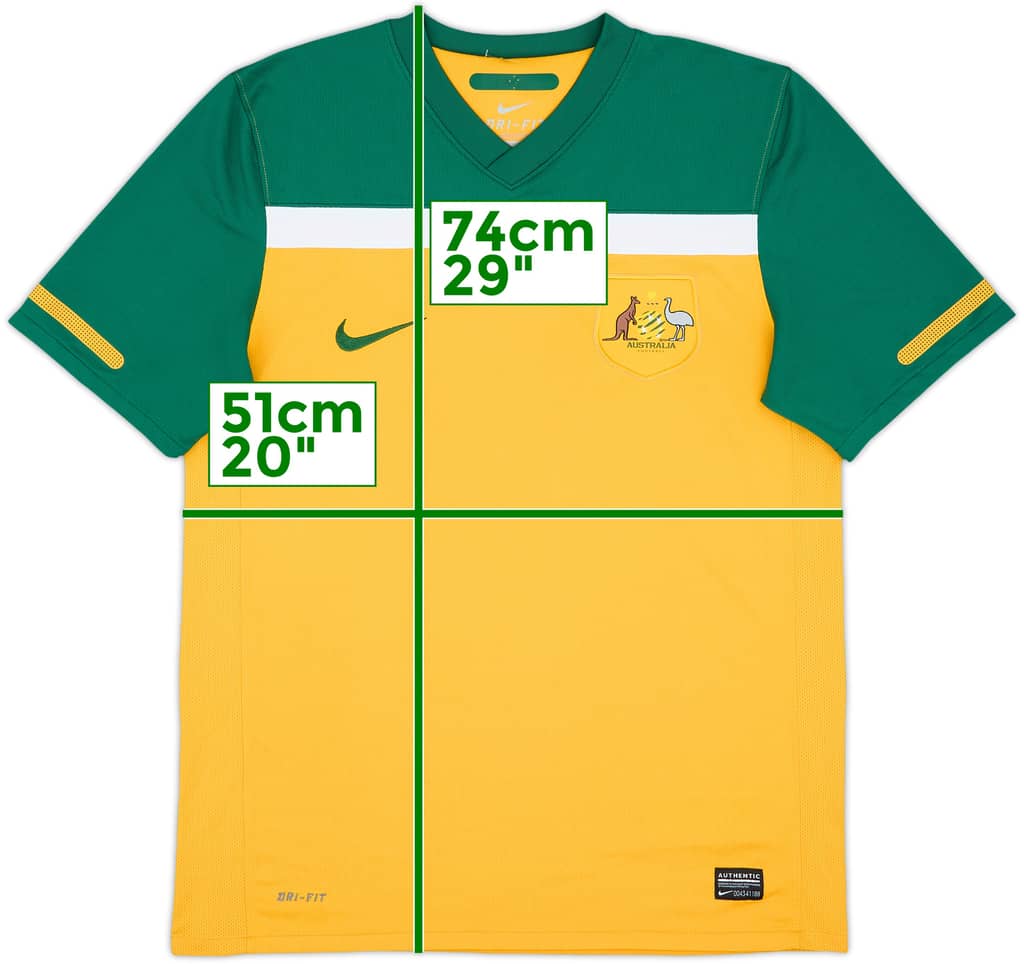 2010-11 Australia Home Shirt - 9/10 - (M)