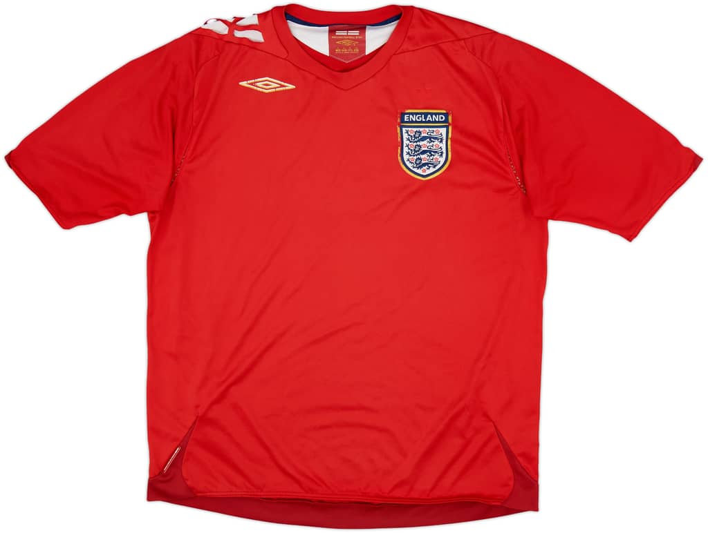 2006-08 England Away Shirt - 4/10 - (XL)