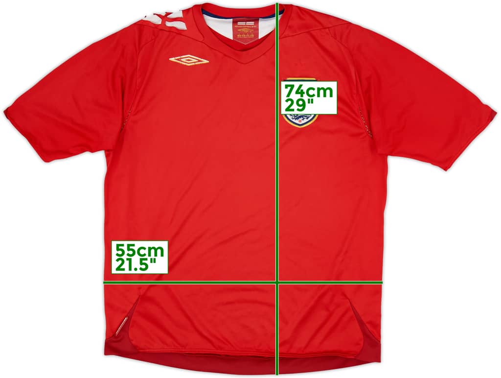 2006-08 England Away Shirt - 4/10 - (XL)