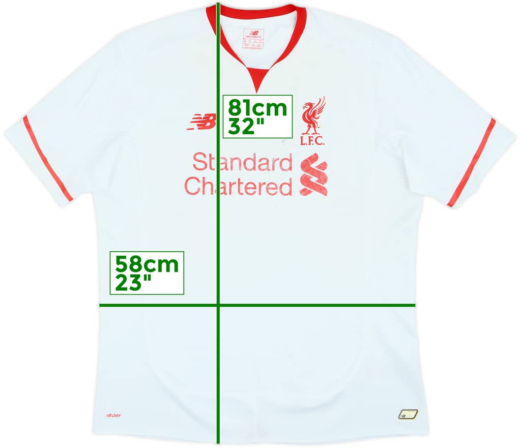 2015-16 Liverpool Away Shirt - 4/10 - (XL)