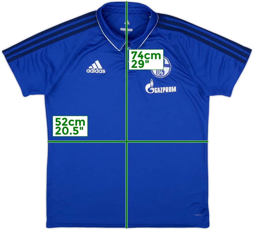 2017-18 Schalke adidas Polo Shirt - 10/10 - (L)