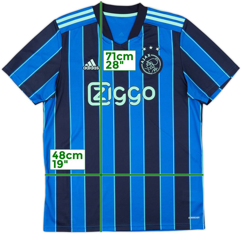 2021-22 Ajax Away Shirt - 7/10 - (L)