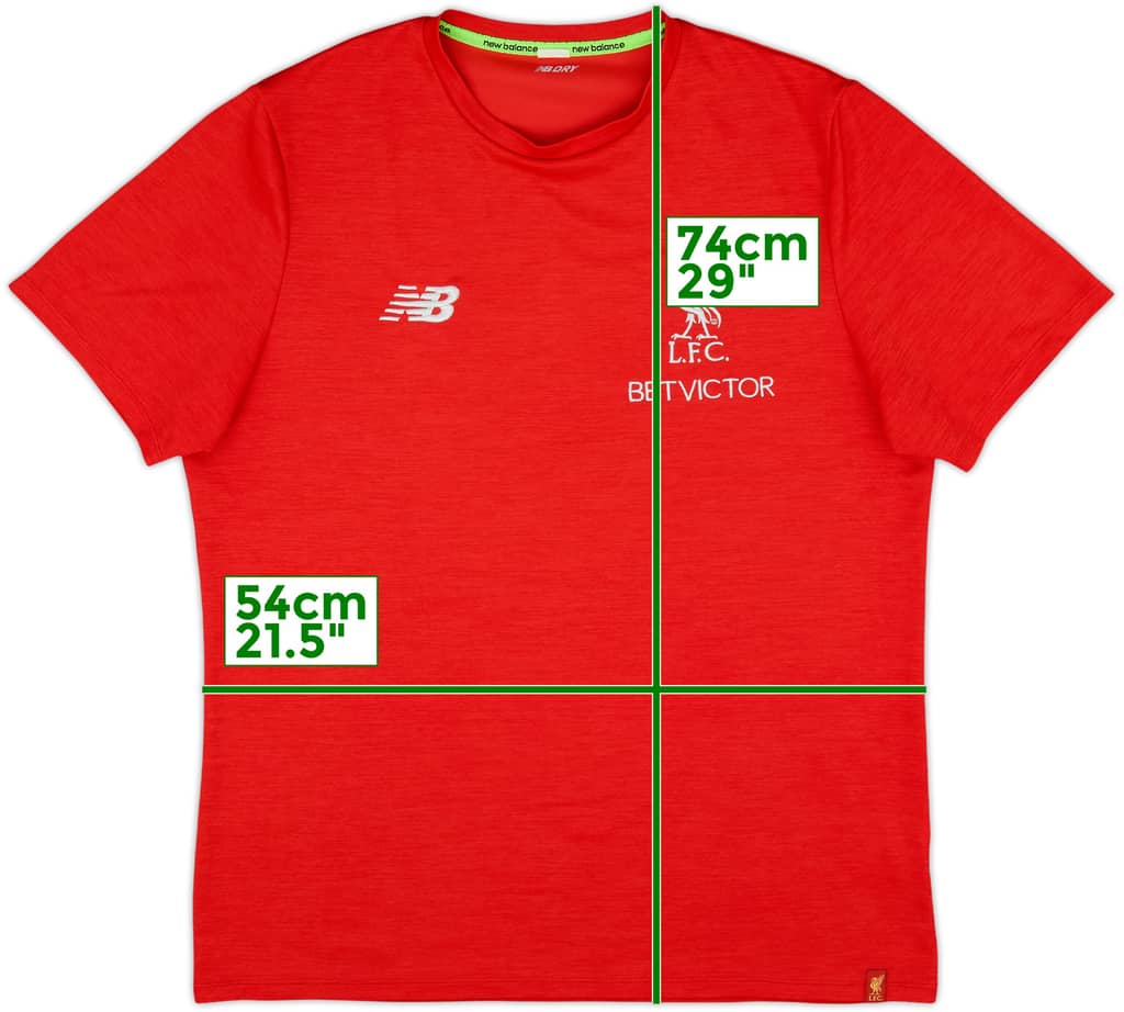 2018-19 Liverpool New Balance Training Shirt - 8/10 - (L)