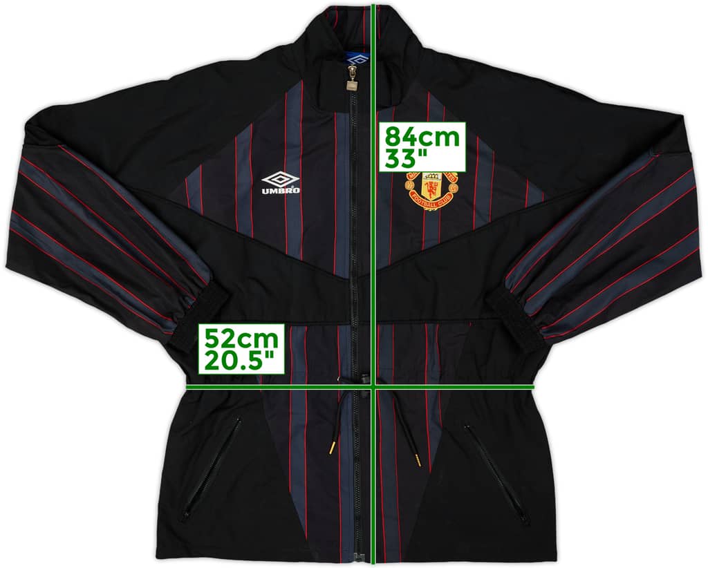 1996-97 Manchester United Umbro Track Jacket - 9/10 - (L)