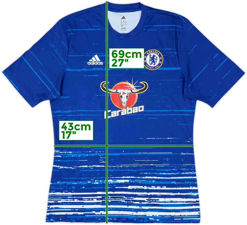 2016-17 Chelsea adizero Training Shirt - 10/10 - (M)