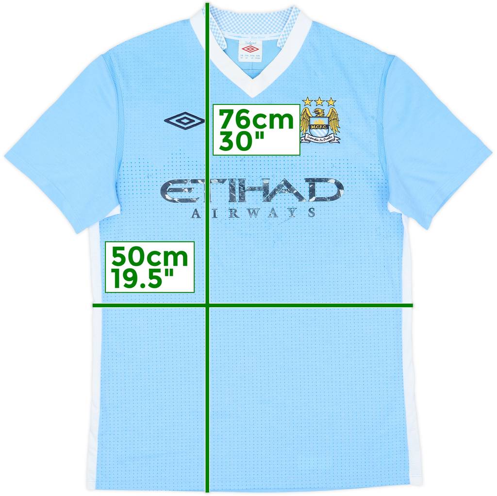 2011-12 Manchester City Home Shirt - 5/10 - (M)