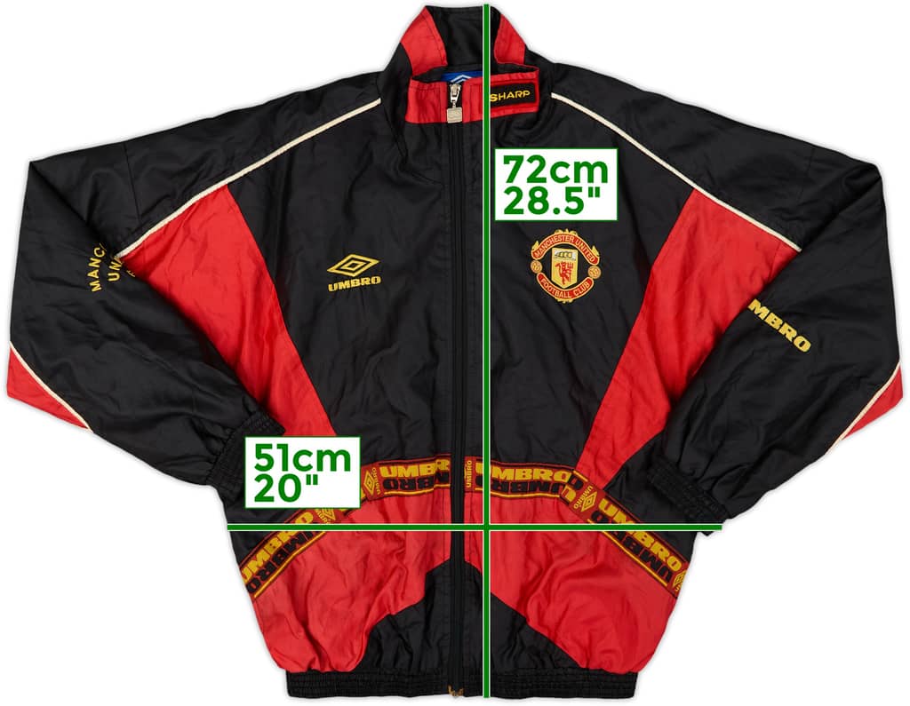 1996-97 Manchester United Umbro Track Jacket - 6/10 - (XL)